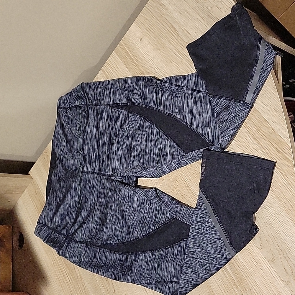 NWOT Avia Space Dye Leggings with Sheer panels  size Large